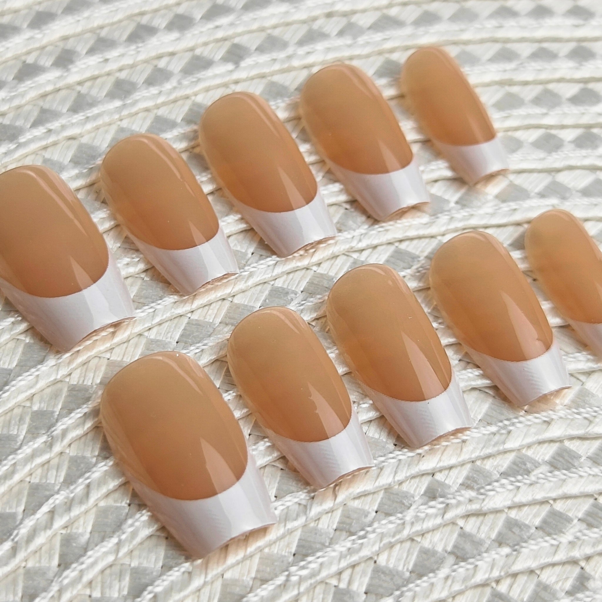 Short Ballerina- Nude Beige & White